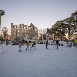 Ice Skating at the Crescent Ice Park 