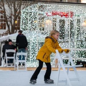 Ice Skating at the Crescent Ice Park 